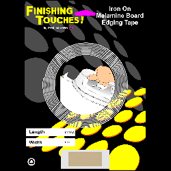 Beige Iron On Edging