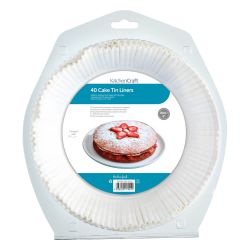Kitchencraft Non-Stick Round Baking Tin Liners