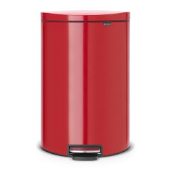 Brabantia Pedal Bin Flatback+ 40 Litre Passion Red - Special Order Item