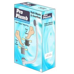 Bath Waste & O/Flow with Popper Waste Plug