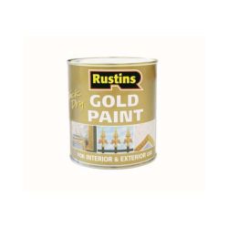 Rustins Quick Dry Gold Paint 250ml