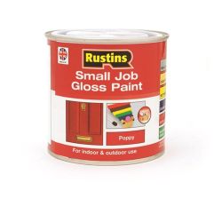 Rustins Small Job Poppy Gloss Q/D 500Ml