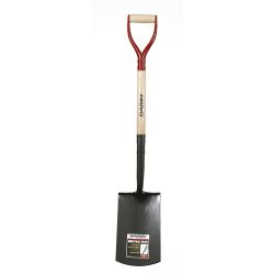 True Temper Darby Open Socket Square Mouth Navvy Shovel With Steel D Grip