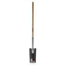 True Temper Darby Open Socket Digging Spade With Long Wood Handle