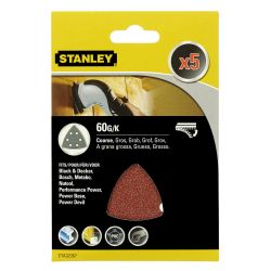 Stanley  60G Detail Sander Sheet Set Of 5