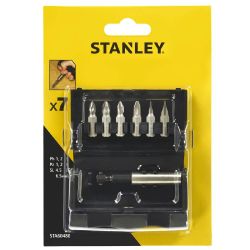 Stanley  6 Piece Mixed Screwdriver Bits Set + Magnetic Bit Holder