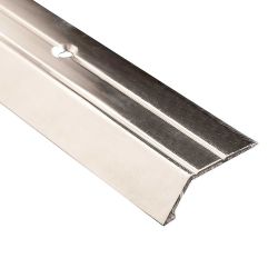 Trojan 8mm Screw Down Laminate Reducer 0.9m Matt Silver